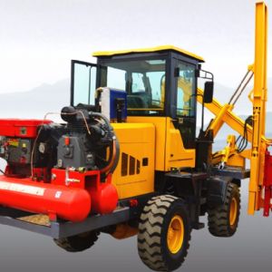 鏟車式護欄鑽孔機