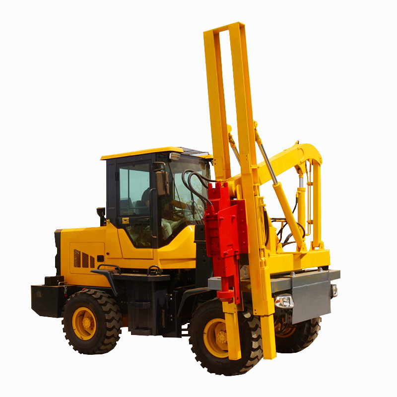 91网站高速公路護欄打樁機工作前注意事項？