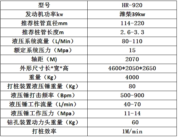 液壓護欄打樁機