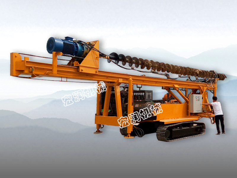 長螺旋地基鑽孔