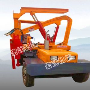 簡易四輪（lún）打樁機（jī）