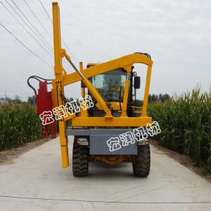 高速護欄壓樁機