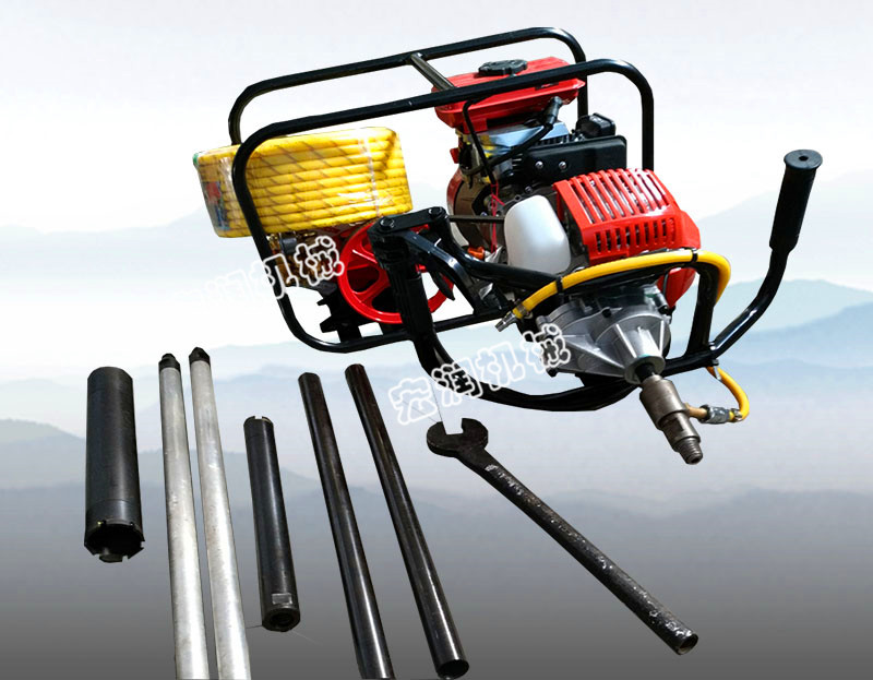 濟寧91网站便攜式淺層（céng）取樣背包鑽機發往貴州