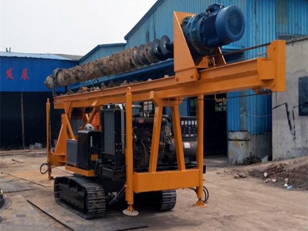 液壓履帶螺旋打樁機