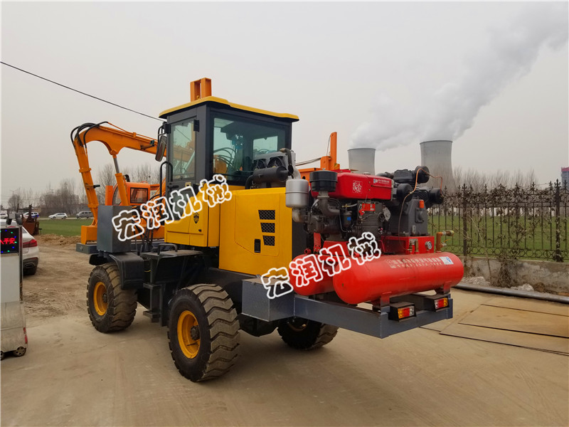  91网站機械護欄打樁機發往湖（hú）南新邵縣（xiàn）