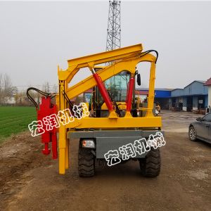 高（gāo）速護欄立柱壓樁機