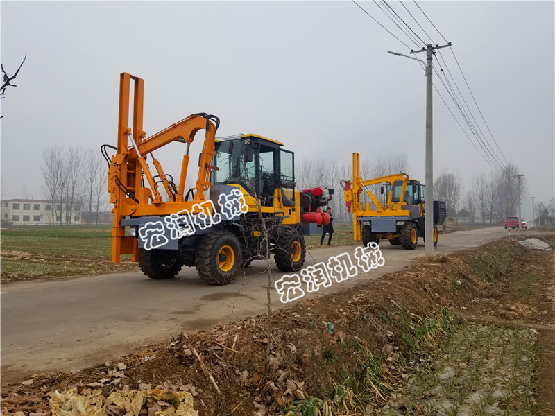 公路護欄一體式鑽孔機