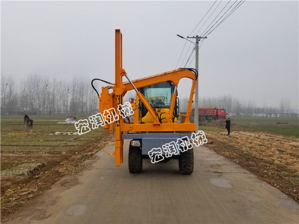 小型護欄（lán）打樁機（jī）