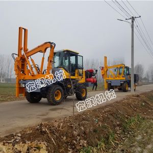 公路護欄一體（tǐ）式鑽孔機