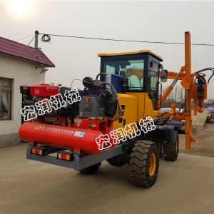 公路護欄一體式鑽孔機