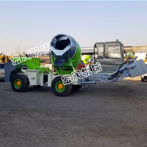 鉸接式（shì）混泥土攪拌車