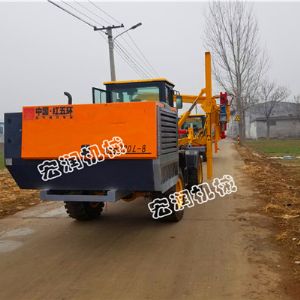 裝載（zǎi）機護欄打樁鑽孔一體機