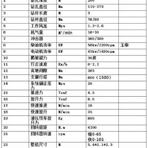 200米履帶式水井鑽機