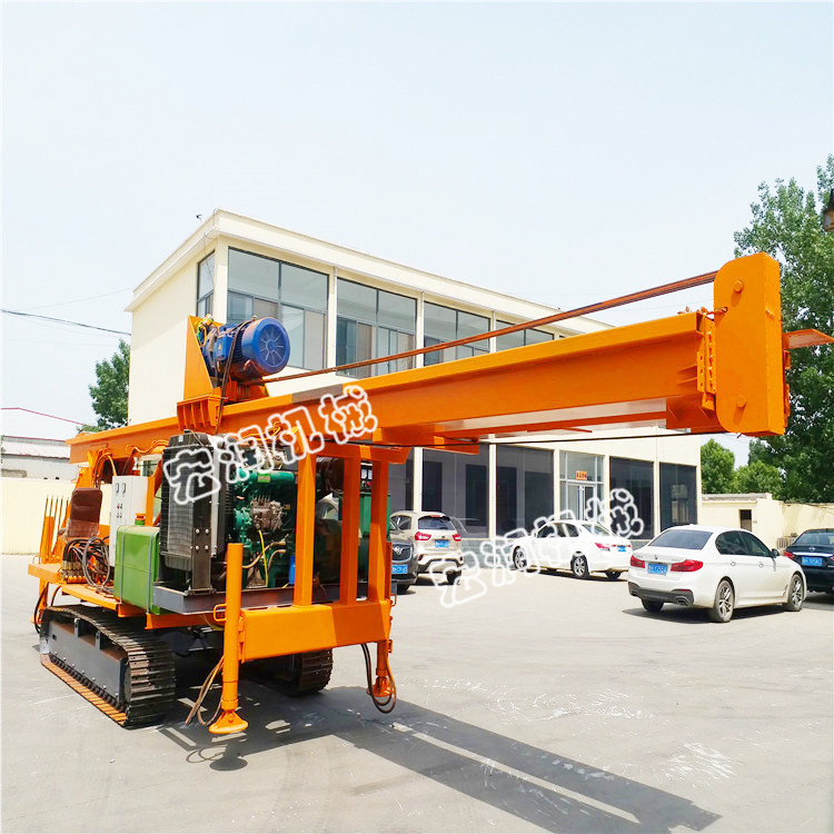 定製地基（jī）長（zhǎng）螺旋鑽機,履（lǚ）帶式長螺（luó）旋鑽（zuàn）孔機