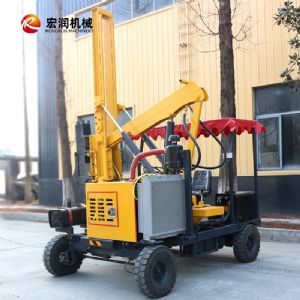 履帶（dài）護（hù）欄打樁機