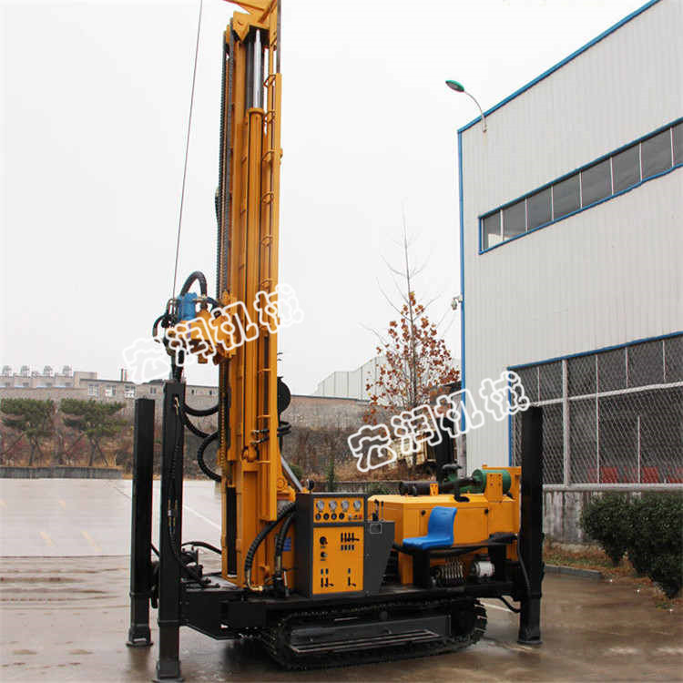 宏（hóng）潤機械全自（zì）動液壓氣動水井鑽（zuàn）機發往廣東惠州（zhōu）