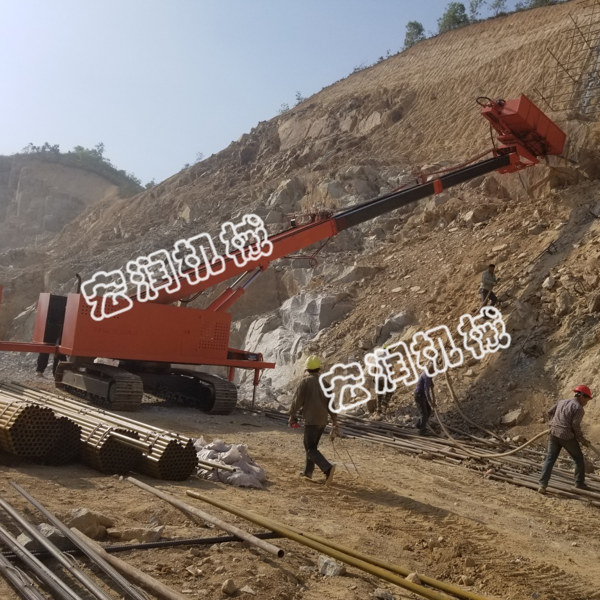 地基護坡(pō)錨(máo)固鑽機發貨廣東惠州 91网站機械(xiè)