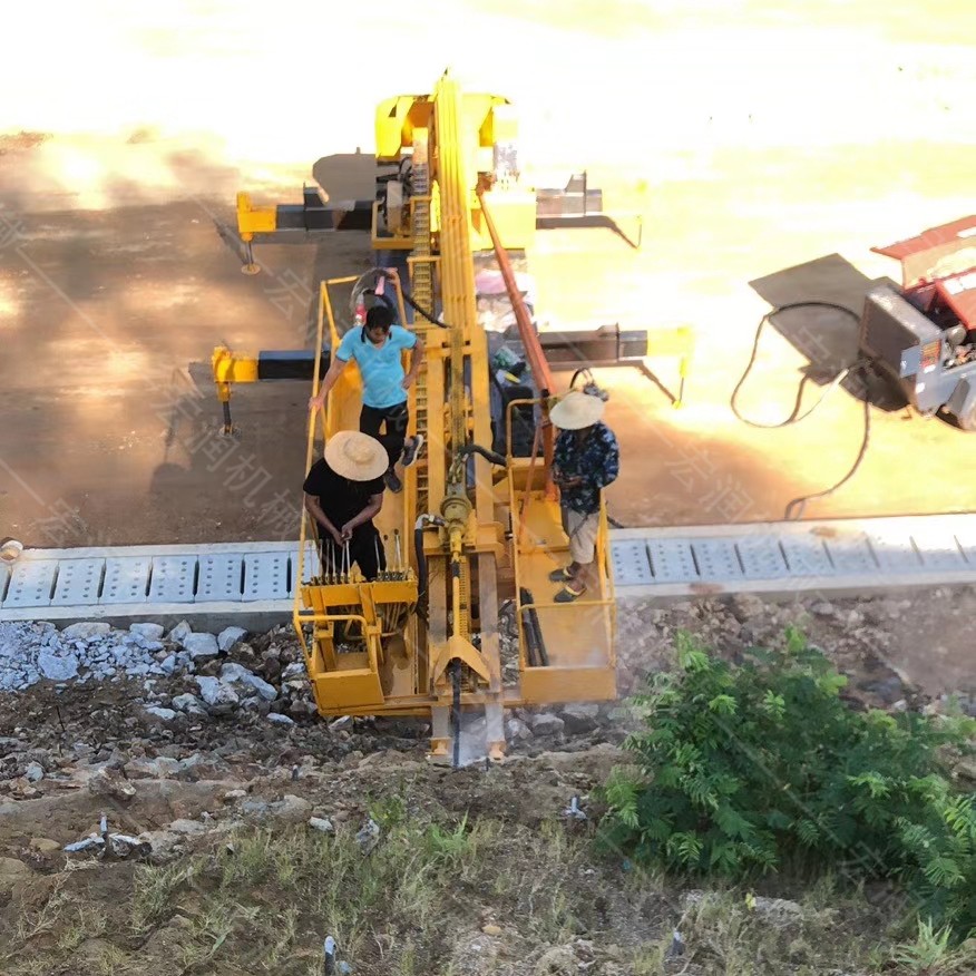基坑支護錨固鑽機雲南施工現場<br><br>