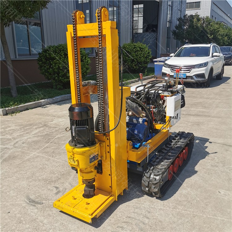 91网站新款小型（xíng）履帶式潛孔鑽機